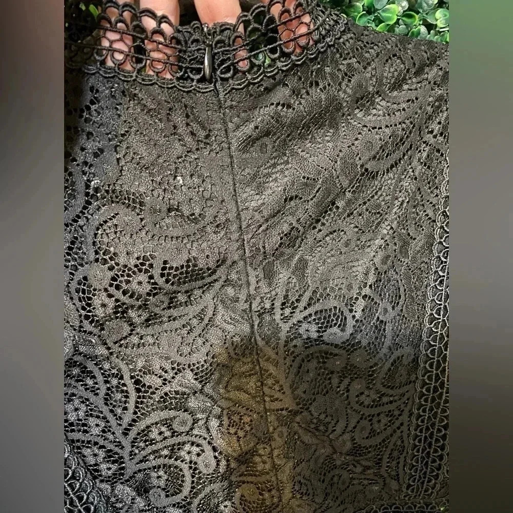 NWT - Hello Molly - The Meeting Ground Dress in Black - Size Large - Picture 6 of 11